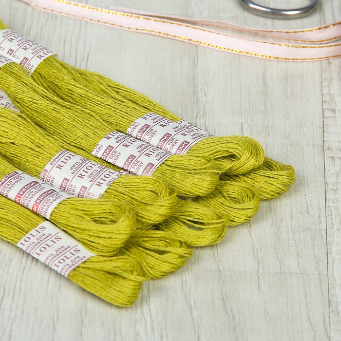 Мулине, №350, 20±1м, цвет оливковый