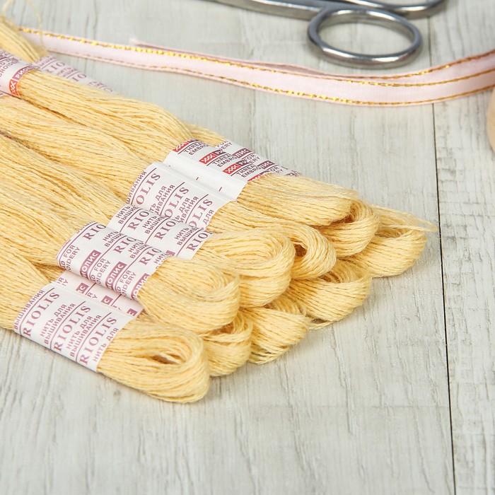 Нитки для вышивания, №229, 20±1м, цвет бежевый