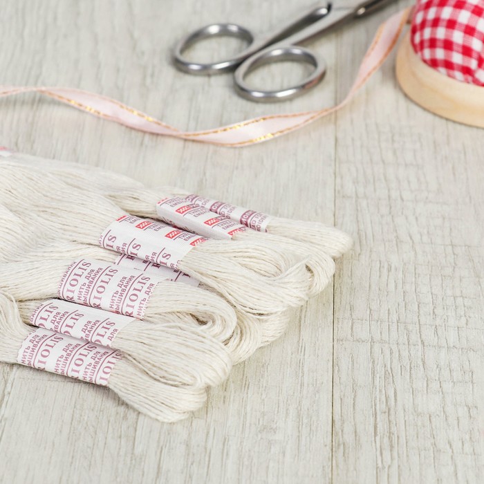 Мулине, №949, 20±1м, цвет бежево-серый