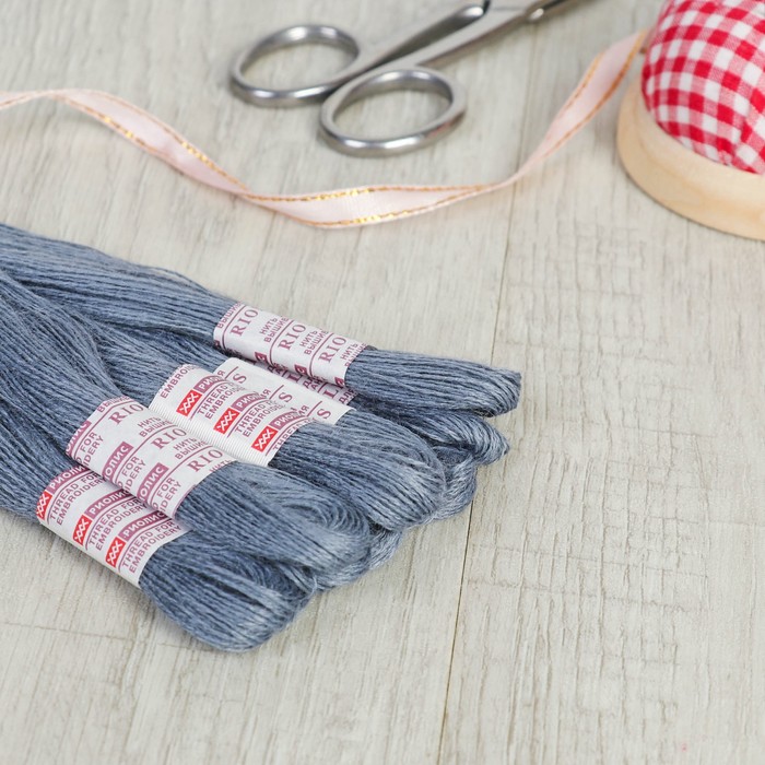 Мулине, №920, 20±1м, цвет серо-голубой