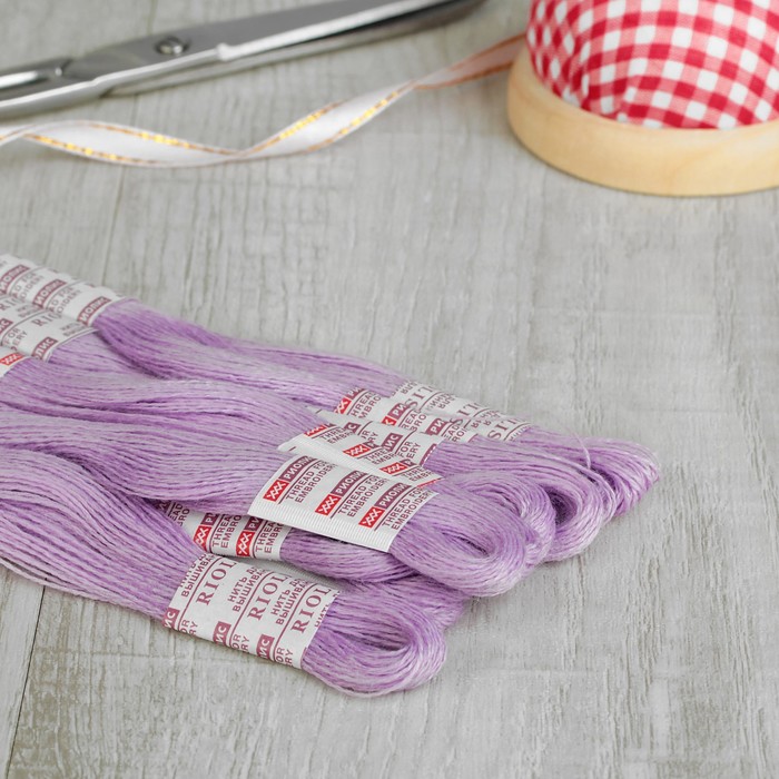 Мулине, №521, 20±1м, цвет светло-сиреневый