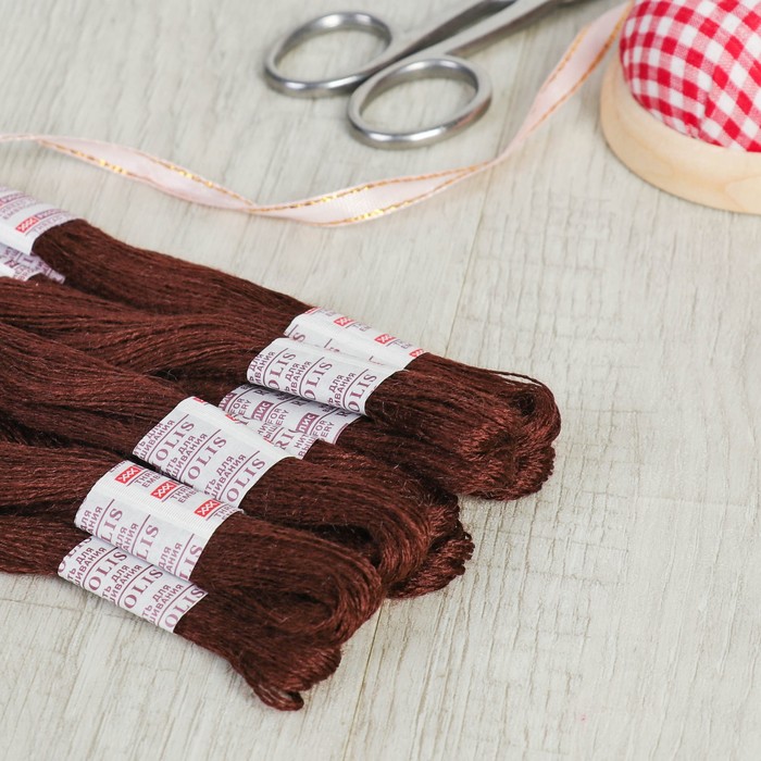 Мулине, №865, 20±1м, цвет коричнево-бордовый