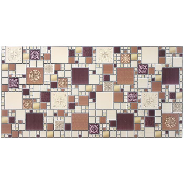Панель ПВХ мозаика «Модерн амарантовый»