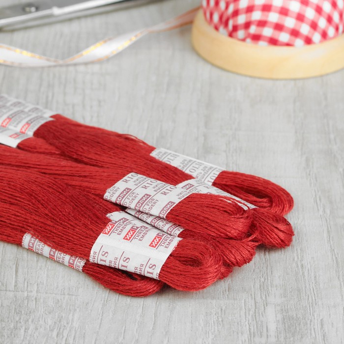 Мулине, №118, 20±1м, цвет тёмно-красный