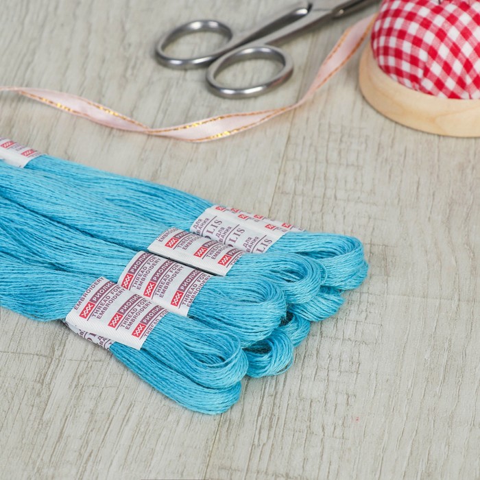 Мулине, №461, 20±1м, цвет нежно-голубой