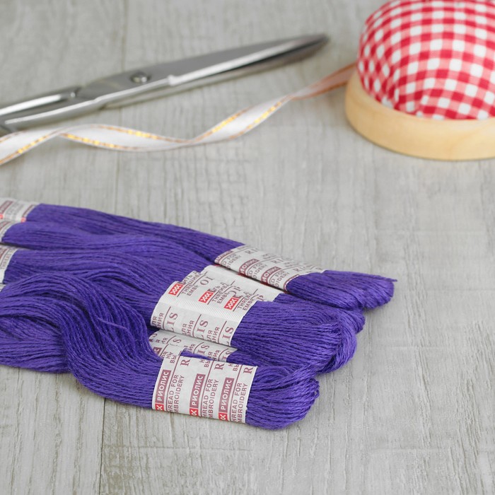 Мулине, №557, 20±1м, цвет фиолетовый