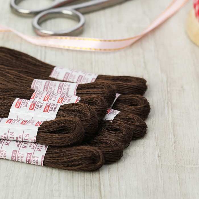 Мулине, №870, 20±1м, цвет коричнево-болотный