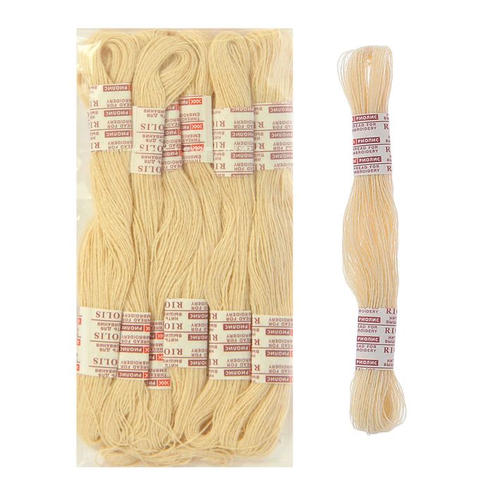 Мулине, №997, 20±1м, цвет пастельный бежевый