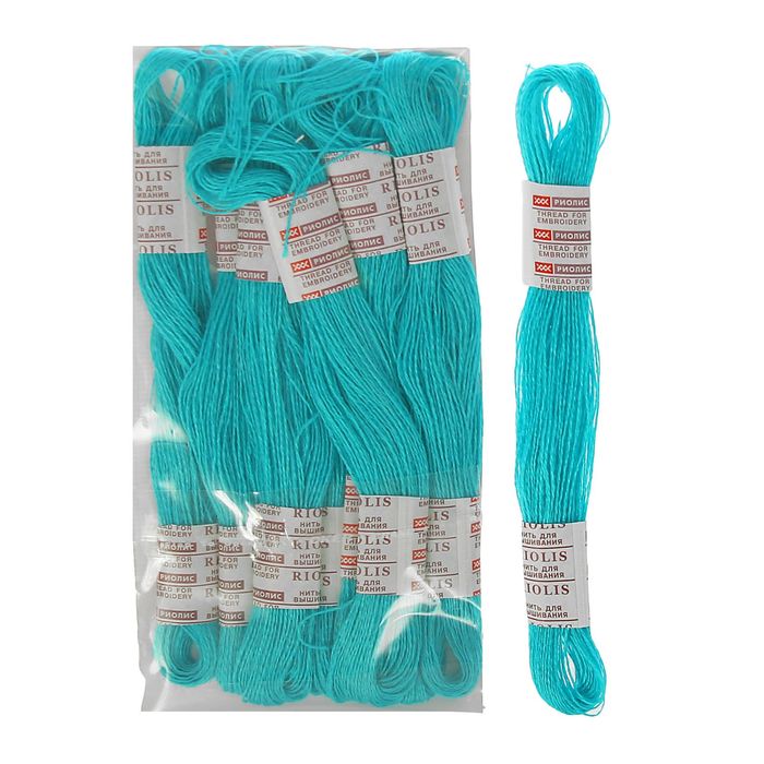 Мулине, №462, 20±1м, цвет ярко-бирюзовый