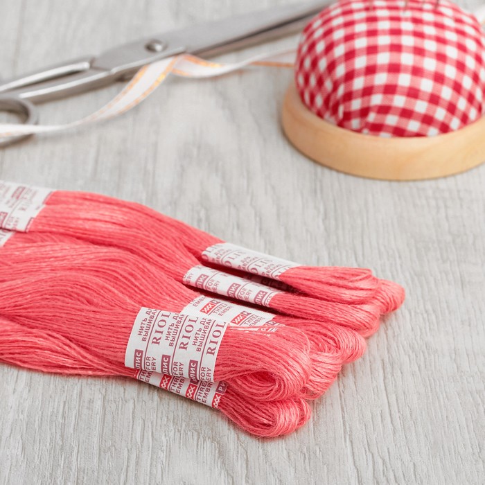 Мулине, №115, 20±1м, цвет ярко-розовый