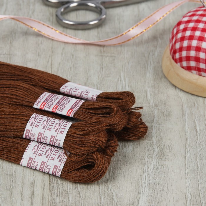 Мулине, №834, 20±1м, цвет древесный