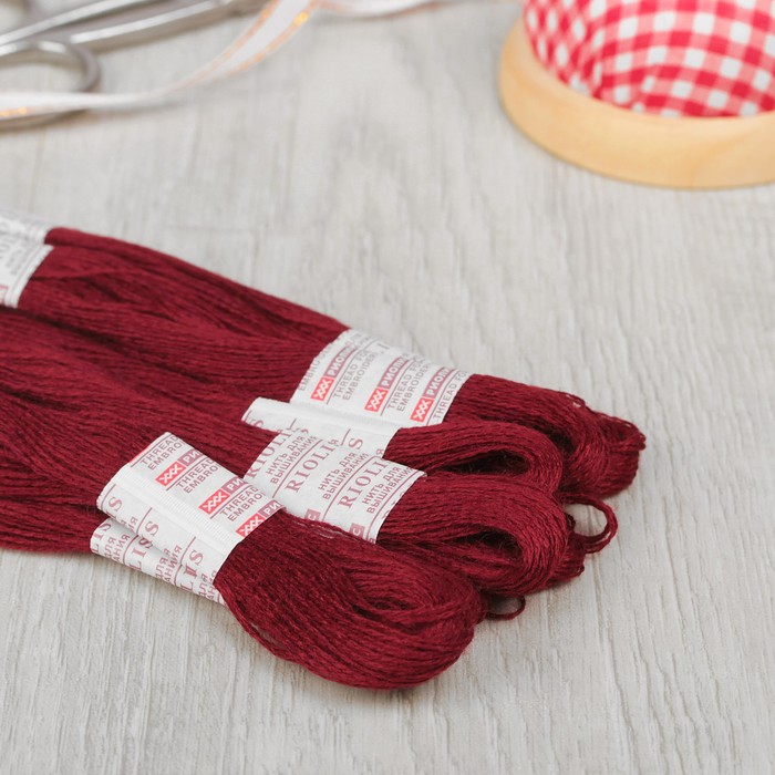 Мулине, №150, 20±1м, цвет тёмно-бордовый