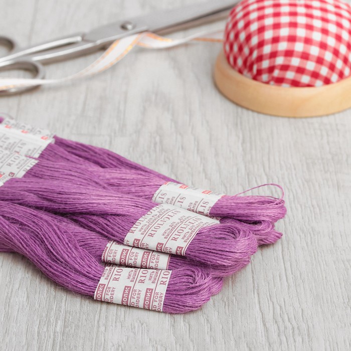 Мулине, №520, 20±1м, цвет бледно-сиреневый