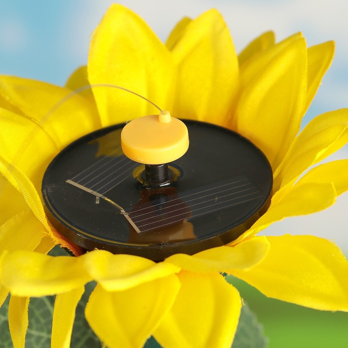 Декоративный штекер "Подсолнух с бабочкой" микс