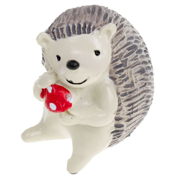 Фигурка для цветочного горшка "Ёжик" микс