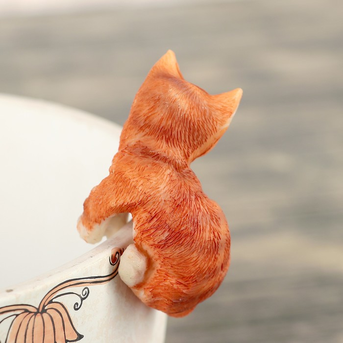 Фигурка для цветочного горшка "Котёнок" микс