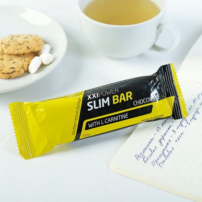 Батончик "Slim Bar" с L-карнитином, 50 г Шоколад / шоколадная глазурь