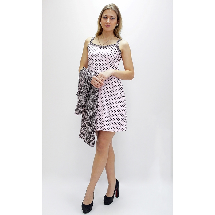 Комплект женский (халат, сорочка) ПС-1 МИКС, р-р 54