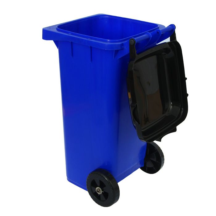 Контейнер универсальный 120 л на колесах "Садовый", цвет синий