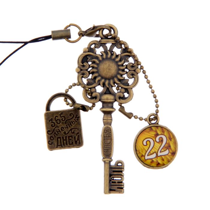 Ключ сувенирный "22 Июля", серия 365 дней
