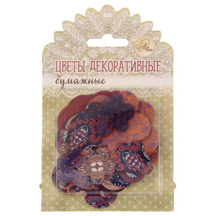 Набор декоративных цветов "Восточные сказки", 9 х 14 см