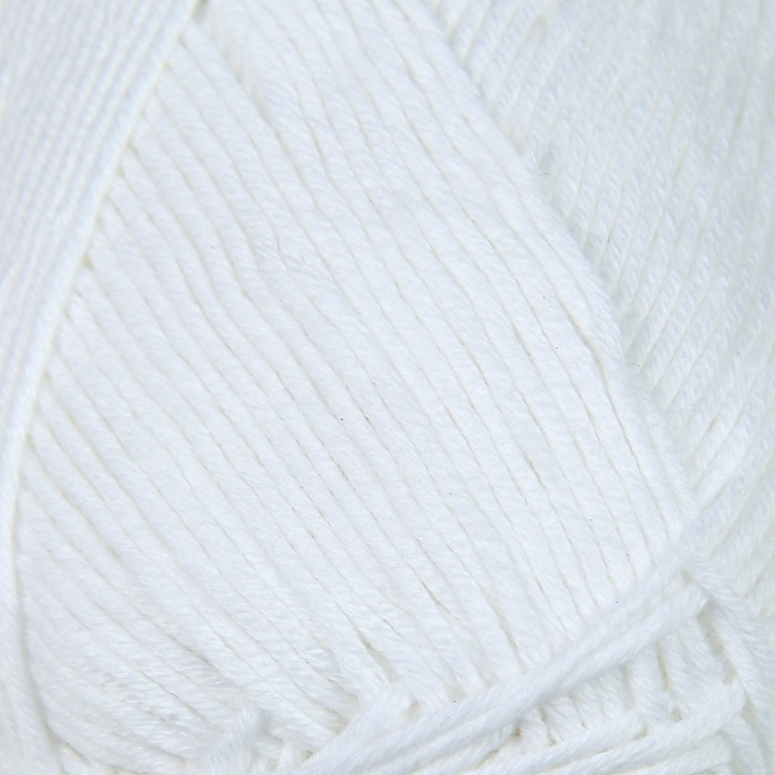 Пряжа "Bella" 100% хлопок, 180м/50гр (55 белый)