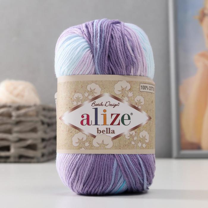 Пряжа "Bella Batik" 100% хлопок, 180м/50гр (3677)
