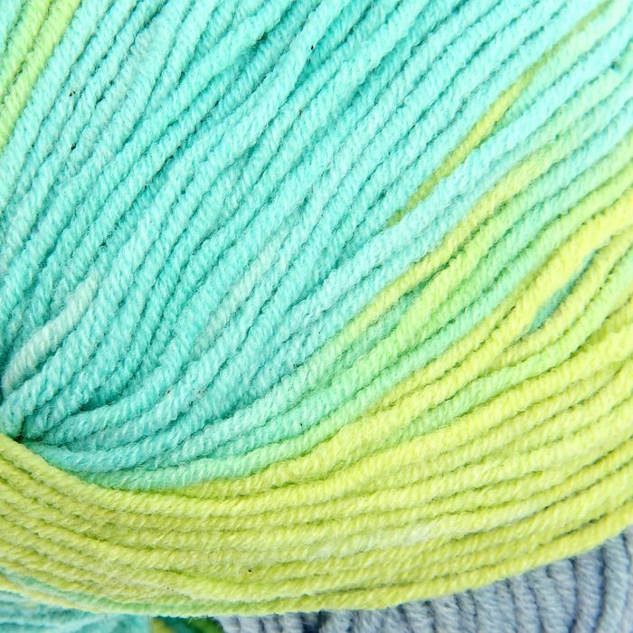 Пряжа "Cotton Gold Batik" 55% хлопок, 45% акрил, 330м/100гр (4146)