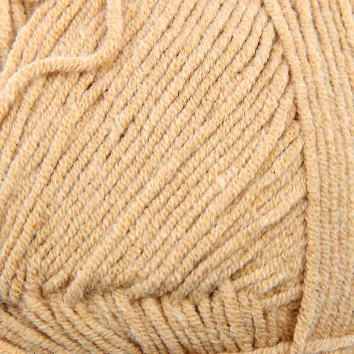 Пряжа "Cotton Gold" 55% хлопок, 45% акрил, 330м/100гр (262 бежевый)