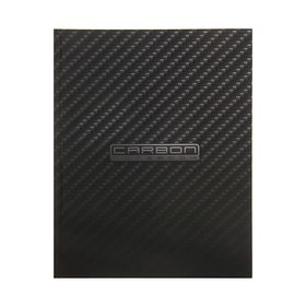 Бизнес-блокнот в твердой обложке А5 80л CarbonStyle, 5-цветный блок