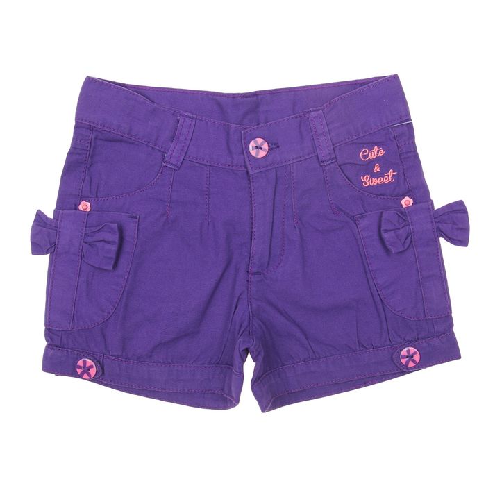 Шорты для девочки, рост 98 см (56), цвет фиолетовый (арт. CK 7T019)