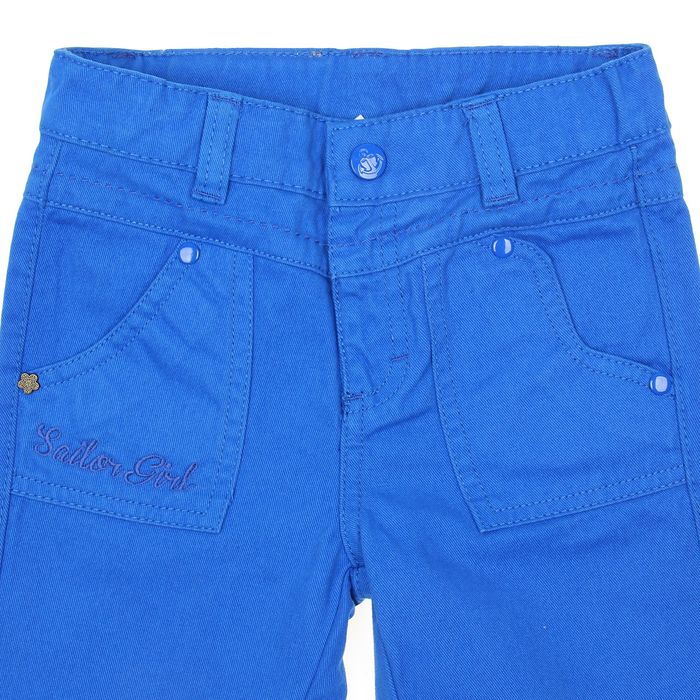 Джинсы для девочки, рост 110 см (60), цвет голубой