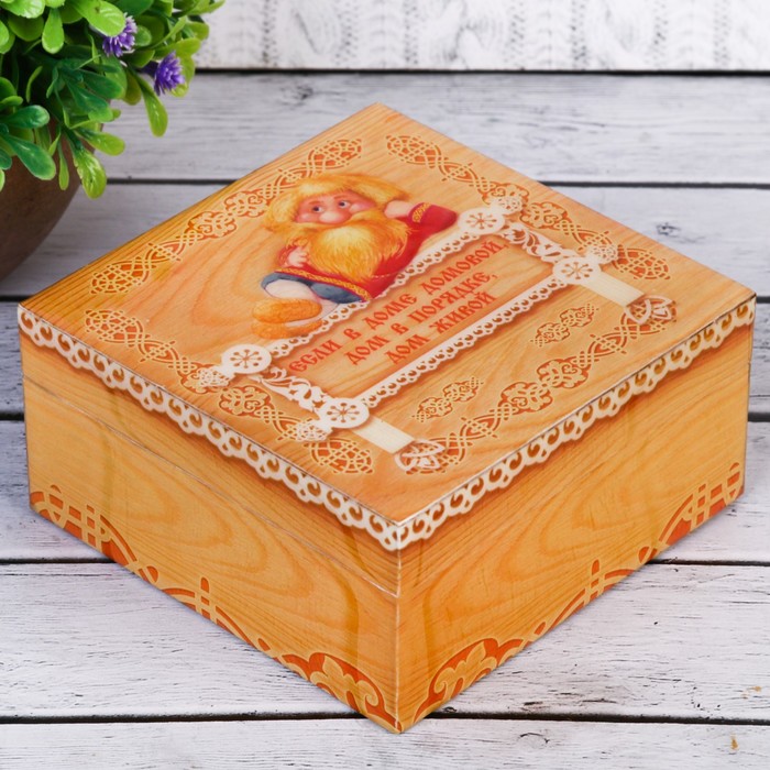 Шкатулка "Домовой"