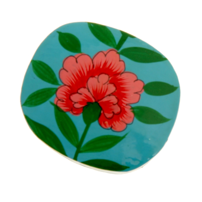 Шкатулка "Мак" папье-маше