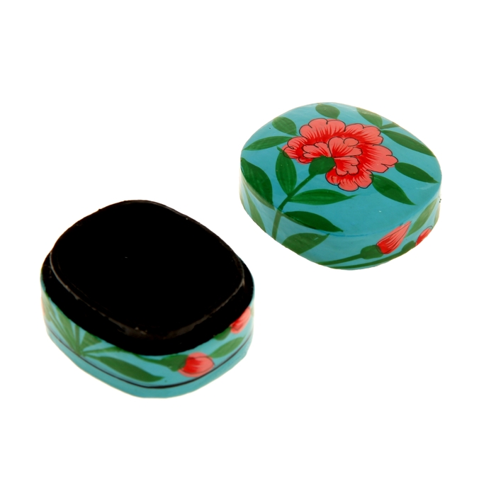 Шкатулка "Мак" папье-маше