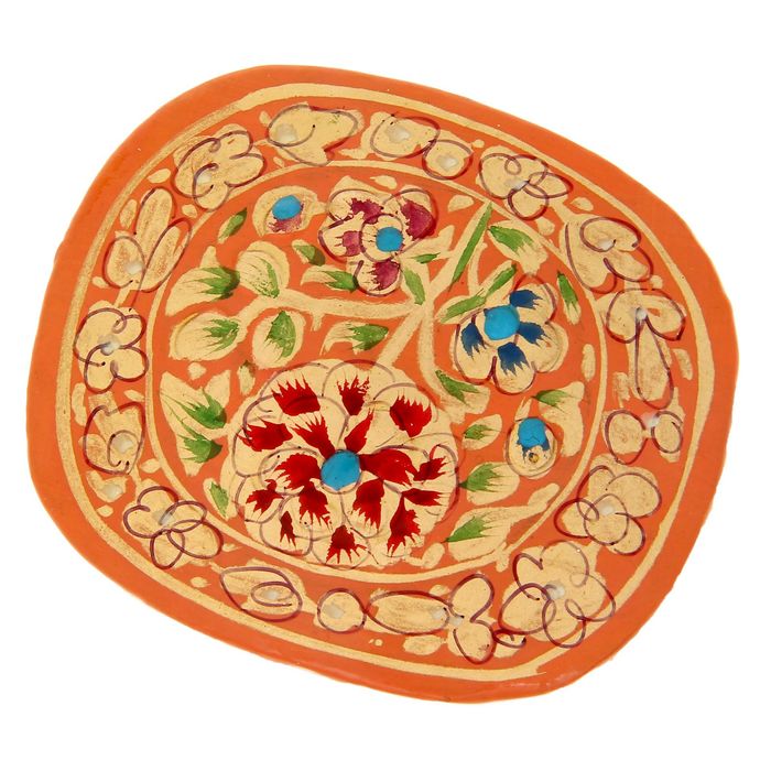 Шкатулка "Коралл" папье-маше