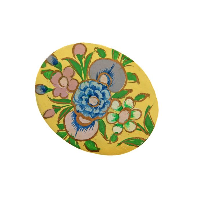 Шкатулка "Васильки" папье-маше