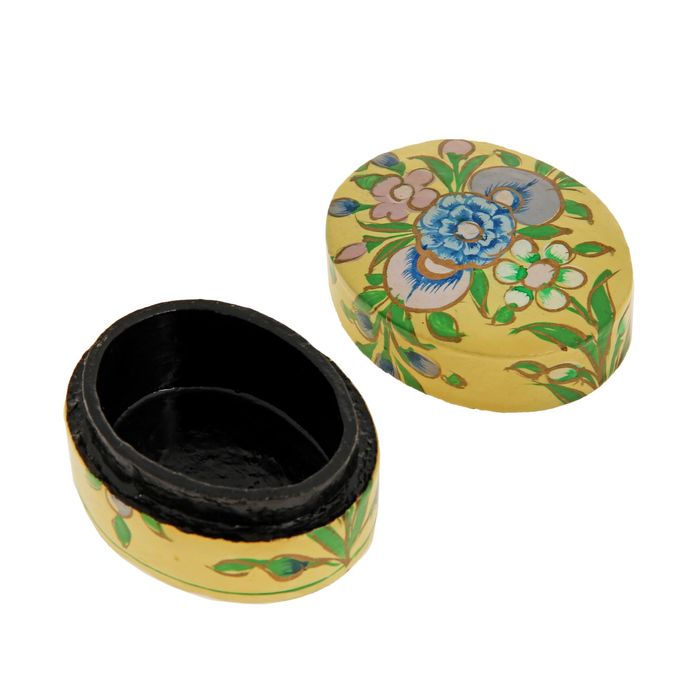 Шкатулка "Васильки" папье-маше