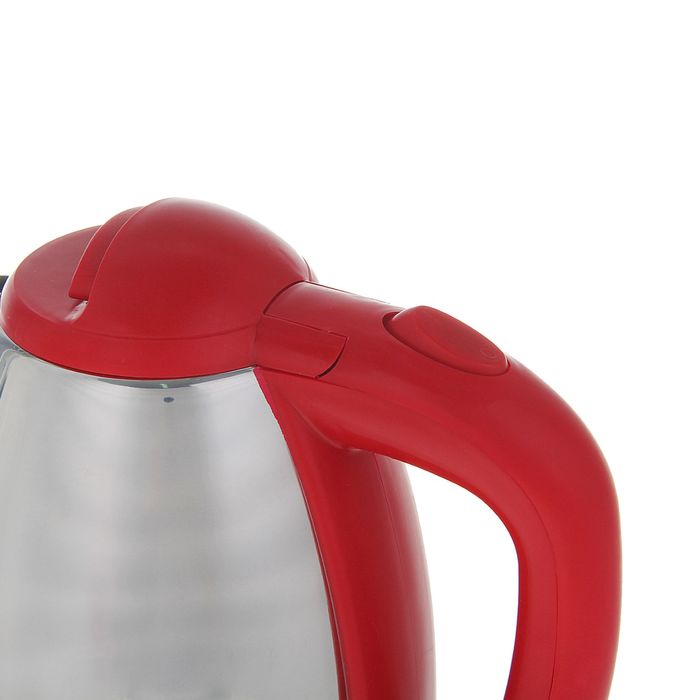 Электрочайник "LuazON" LSK-1807, 1500W, 1,8л, металл- красный