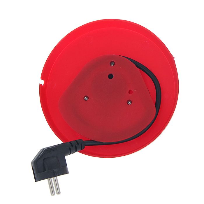 Электрочайник "LuazON" LSK-1807, 1500W, 1,8л, металл- красный