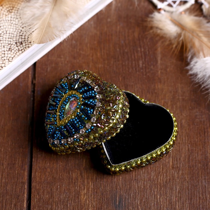 Шкатулка сердце "Капелька"