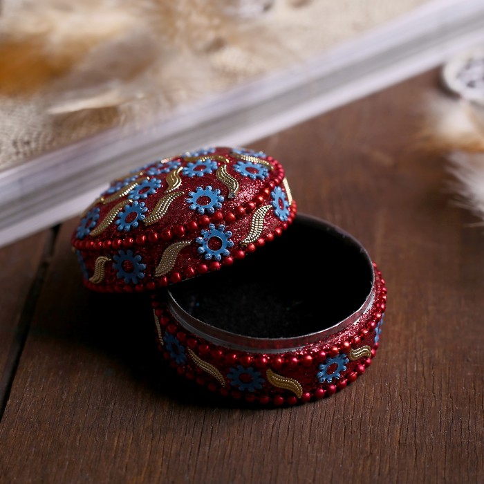 Шкатулка круг "Лютик"