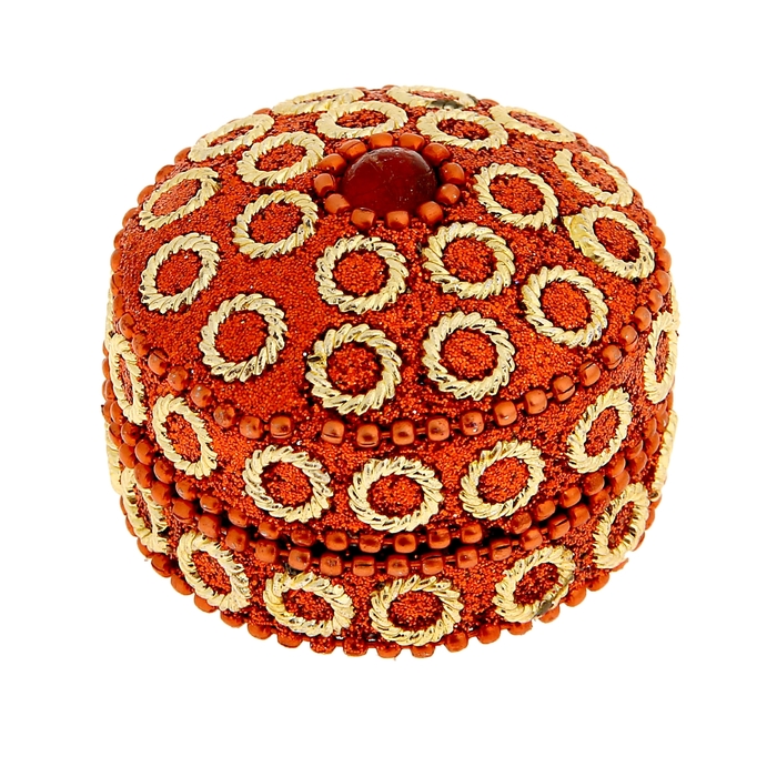 Шкатулка круг "Терракота"