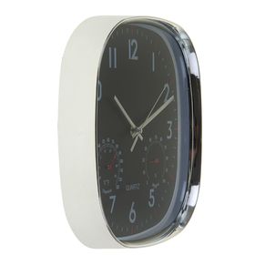 

Часы настенные, серия: Классика, "Плюс" с гигрометром и термометром, хром, 30х30 см