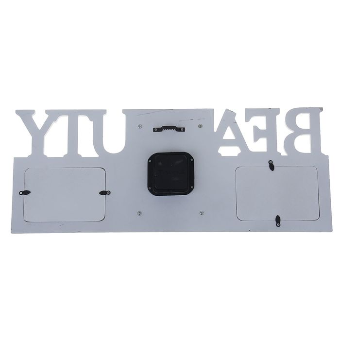 Часы настенные Beauty, белые + 2 фоторамки 10 × 15 см