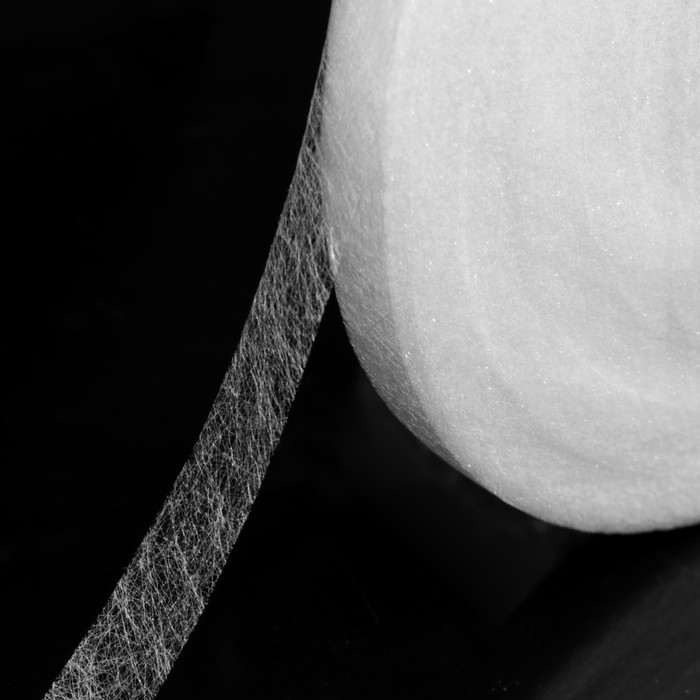 Паутинка клеевая, ширина 10мм, 100м, цвет белый