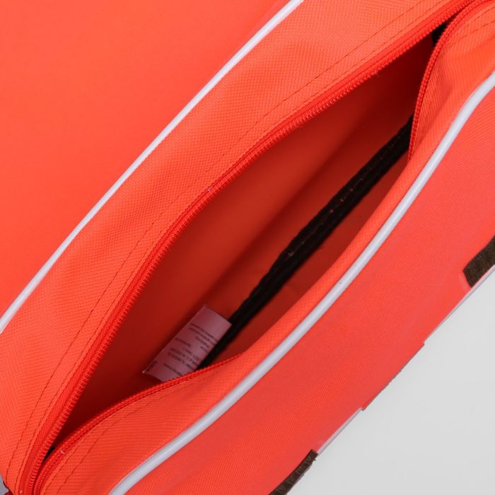 Сумка детская на клапане "Машенька", 1 отдел, длинный ремень, цвет красный/разноцветный