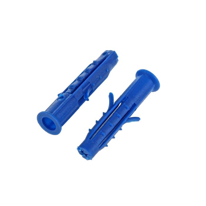 Дюбель распорный "Чапай", 6х30 мм, шипы+усы, полипропилен, в коробке 100 шт.