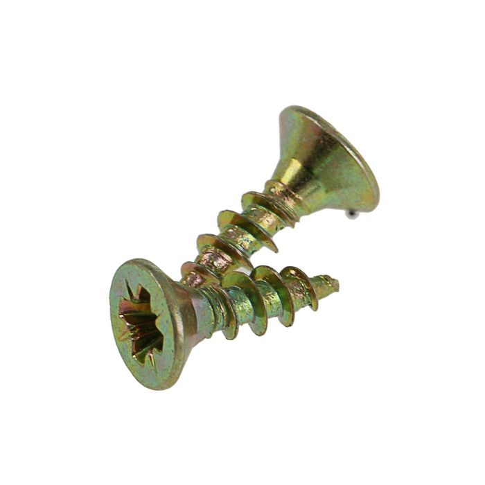 Саморезы универсальные TECH-KREP, 3.5х12 мм, жёлтый цинк, потай, 200 шт.