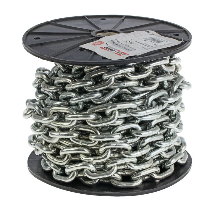 Цепь короткозвенная DIN 766, SLC, d=8 мм, в катушке 10 м